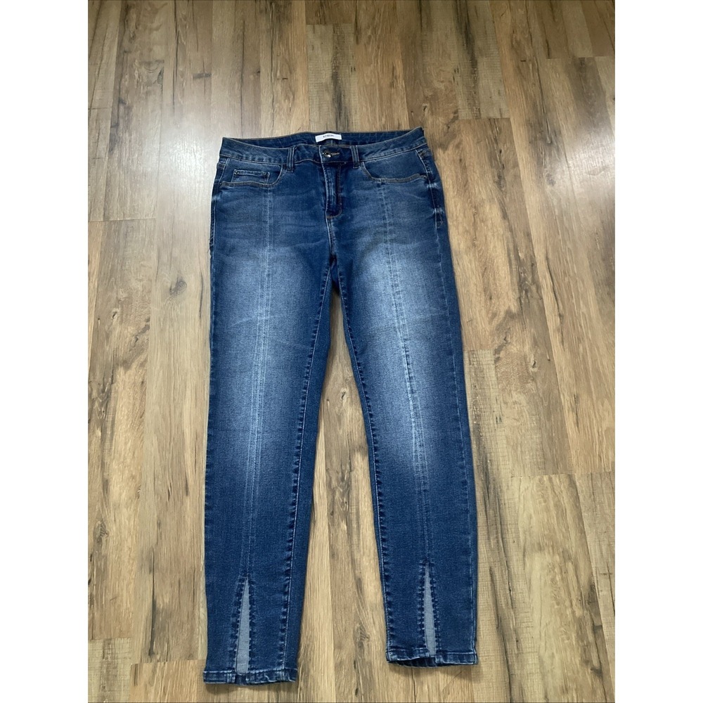 Kensie Jeans 6 Skinny Crop Ankle Split Hem Denim‎ Stretch  Summer Fashion